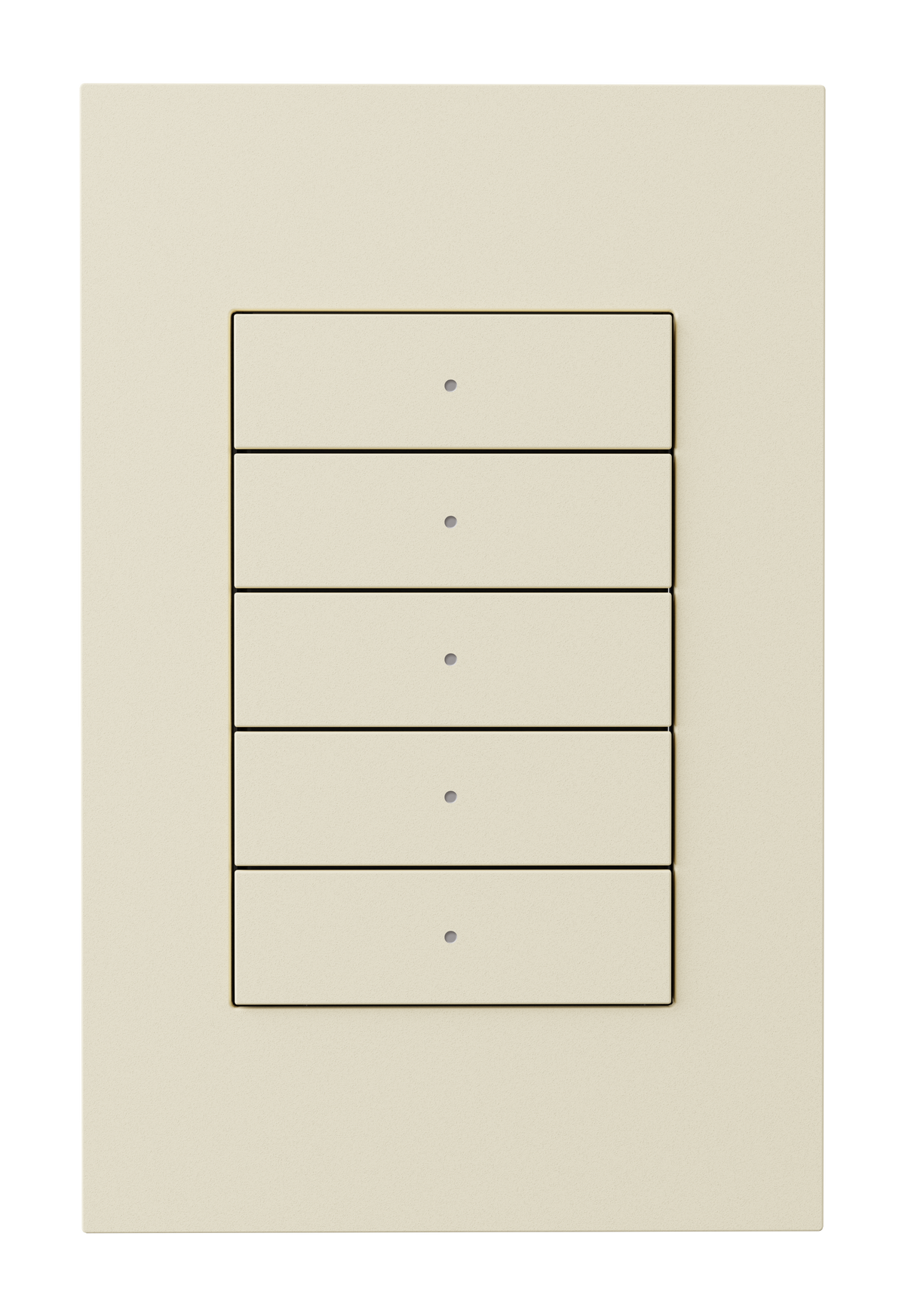 Crestron HZ2-KPEX-A - Horizon® 2 In-Wall Keypad with infiNET EX® Wireless Communication, 120 VAC, Standard Engraved, Almond
