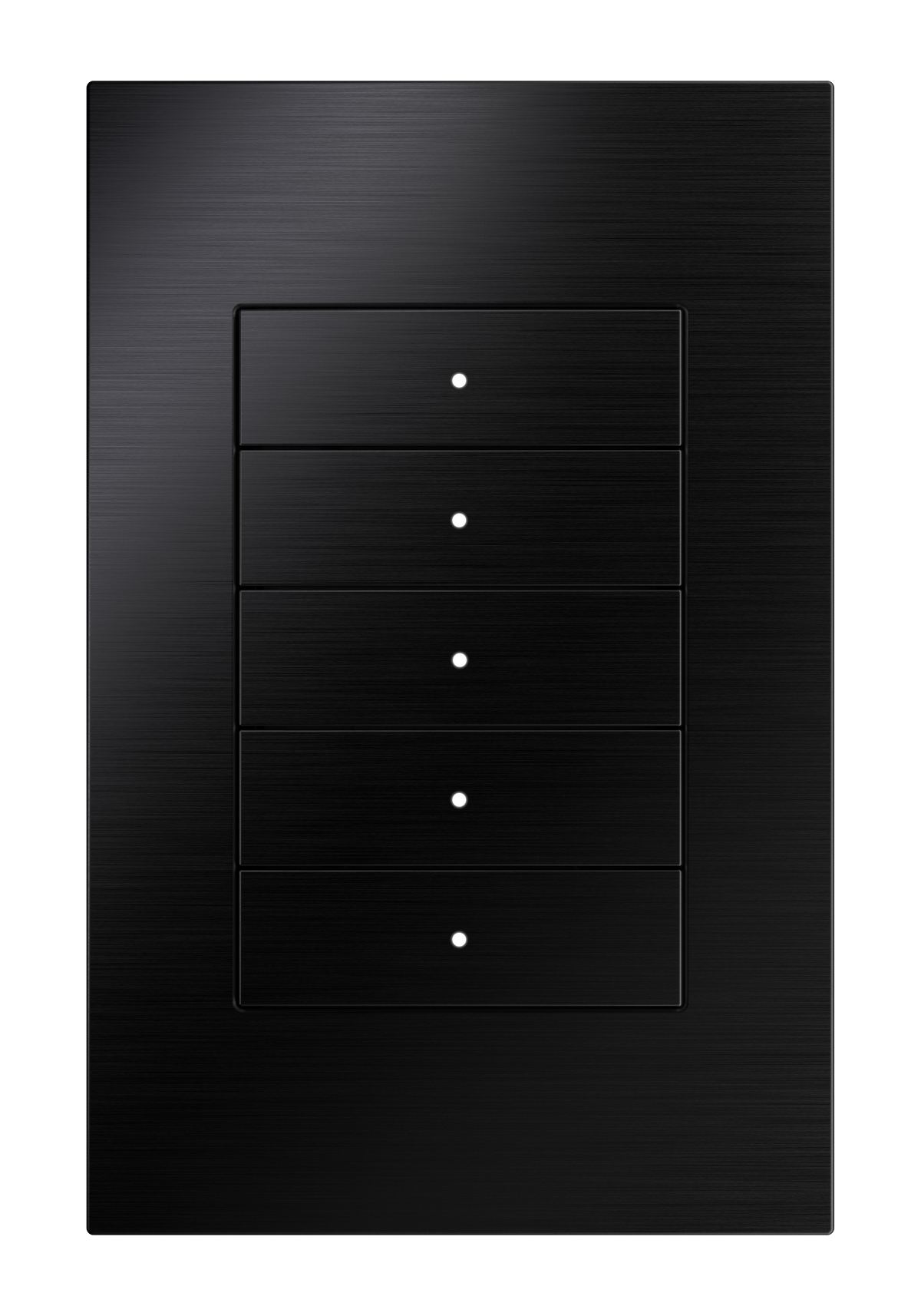 Crestron HZ2-KPCN-BR-BLK - Horizon® 2 Keypad with Cresnet® Communications, Standard Engraved, Brushed Black