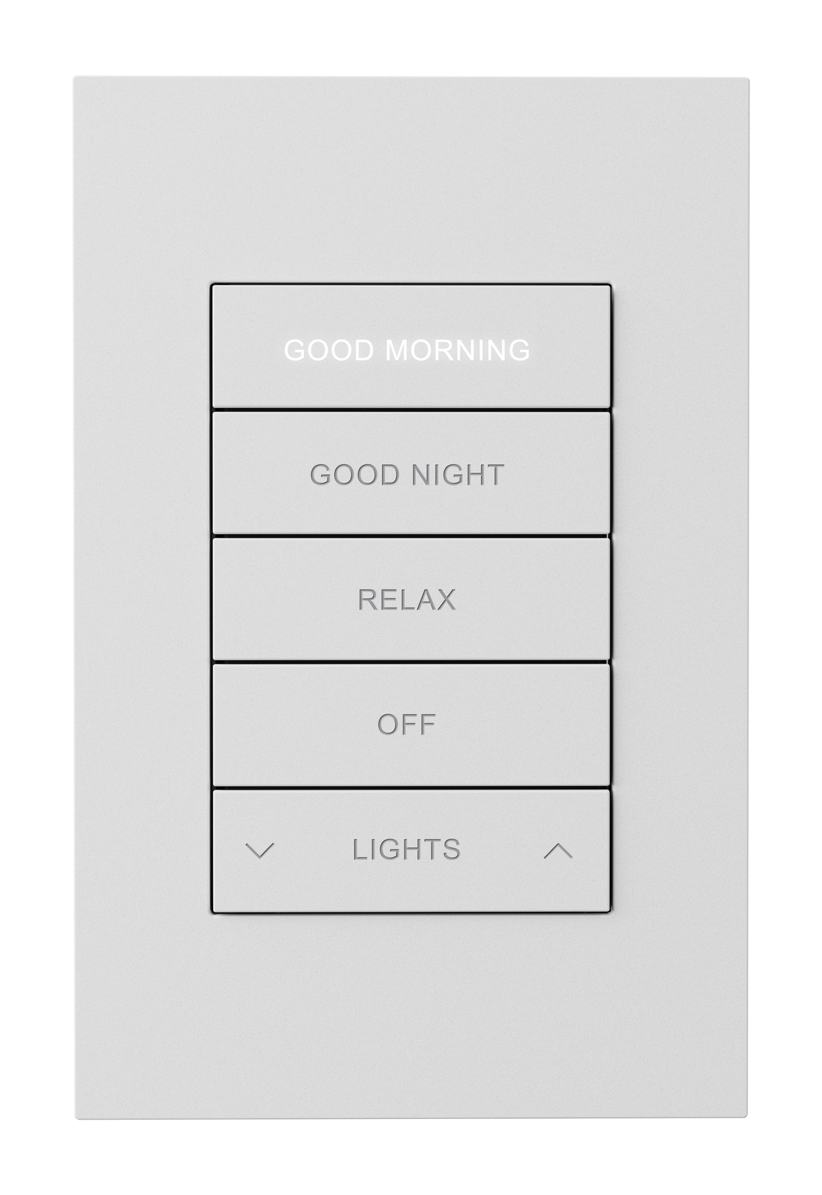 Crestron HZ2-KPCN-W ENGRAVED - Horizon® 2 Keypad with Cresnet® Communications, Custom Engraved, White
