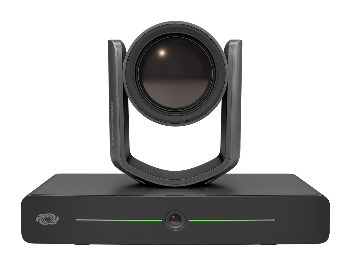 Crestron IV-CAM-I12-GV-B - Crestron 1 Beyond i12 Intelligent PTZ Camera, 12x Optical Zoom, Moon Gray, Government Version