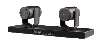 Crestron IV-CAM-I12D-B - Crestron 1 Beyond i12D Intelligent 4K Dual Camera Speaker Tracking Solution, 12x Optical Zoom, Moon Gray