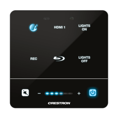 Crestron MPB4-201-B - 4-Series® Media Presentation Button Panel 201