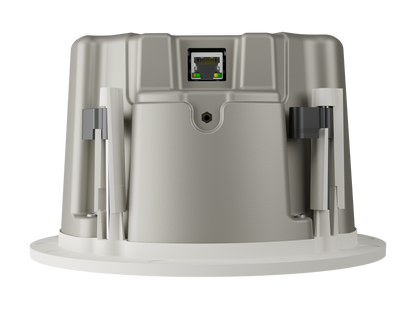Crestron SAROS DM-NAX-IC4A-W - Saros® 3 in. Active Full-Range In-Ceiling PoE+ Speaker with DM NAX® Audio-over-IP Support, White, Textured