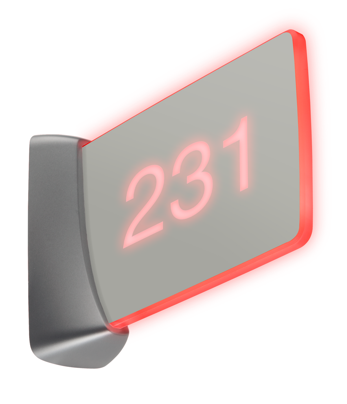 Crestron SSW-102-EL-USB KIT - Room Availability Hall Sign, Wall Mount with USB-C Adapter, Includes Custom Engraving