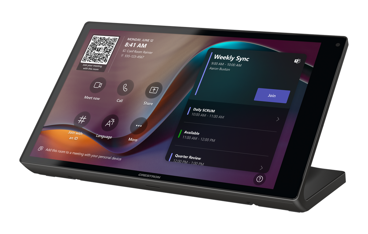 Crestron TS-1080-GV-B - 10.1 in. Tabletop Touch Screen, Government Version