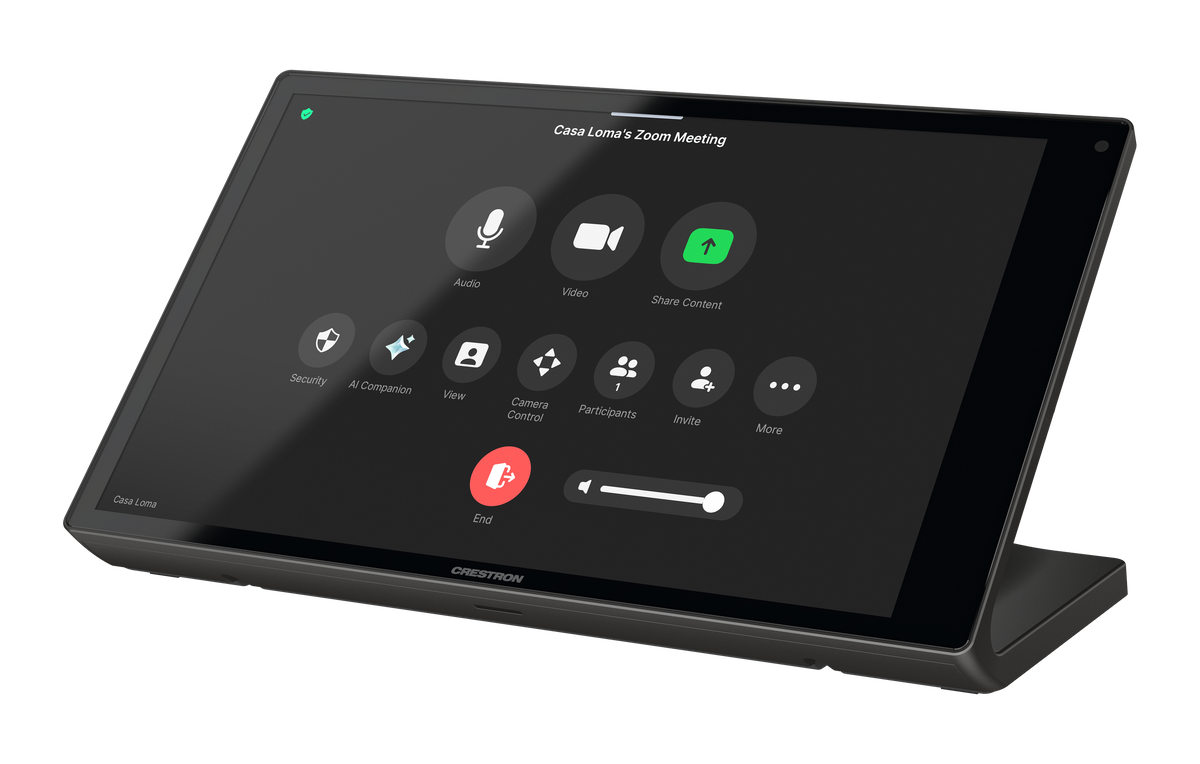 Crestron TS-1080-UC-B - 10.1 in. Tabletop Touch Screen, Unified Communication Version