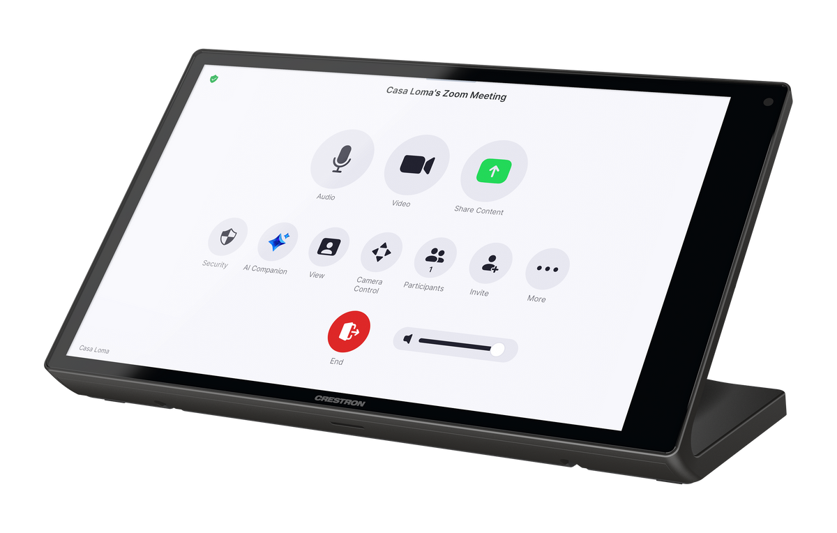 Crestron TS-1080-UC-B - 10.1 in. Tabletop Touch Screen, Unified Communication Version