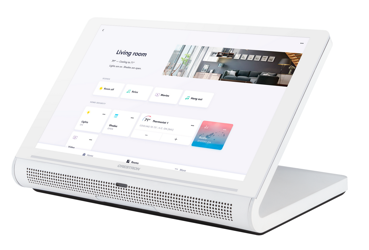 Crestron TS-770-W-S - 7 in. Tabletop Touch Screen, White Smooth