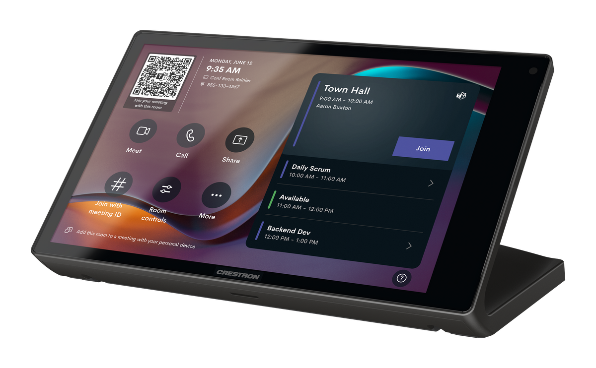 Crestron TS-880-GV-B - 8.1 in. Tabletop Touch Screen, Government Version