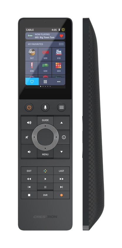 Crestron TSR-310-B - Handheld Touch Screen Remote, Black
