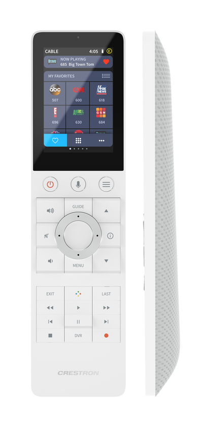 Crestron TSR-310-W - Handheld Touch Screen Remote, White