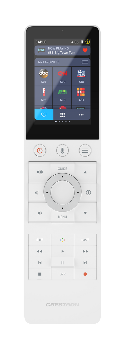 Crestron TSR-310-W - Handheld Touch Screen Remote, White