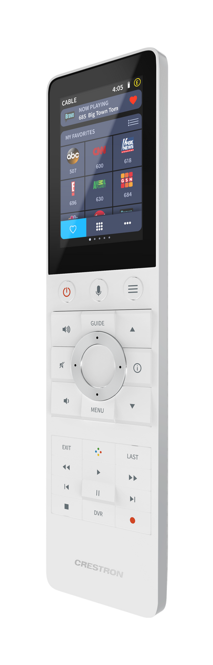 Crestron TSR-310-W - Handheld Touch Screen Remote, White