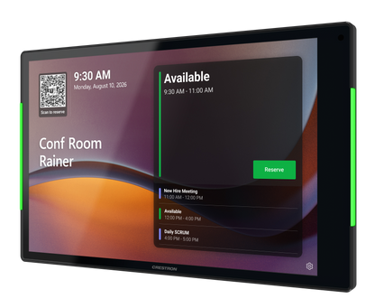 Crestron TSS-1080-B - 10.1 in. Room Scheduling Touch Screen, Black