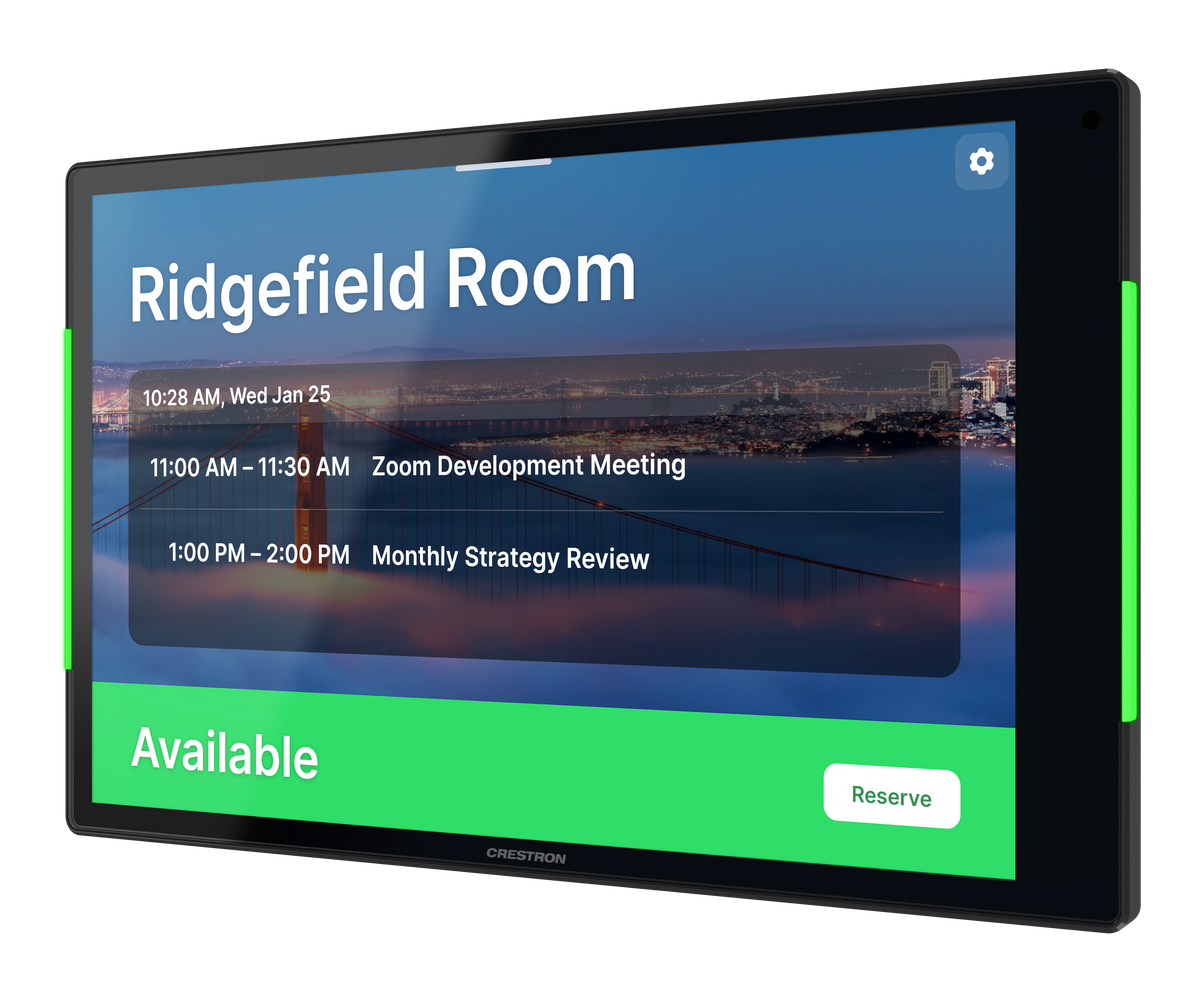 Crestron TSS-1080-B - 10.1 in. Room Scheduling Touch Screen, Black