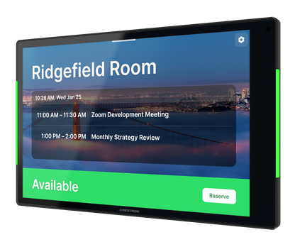 Crestron TSS-1080-B - 10.1 in. Room Scheduling Touch Screen, Black
