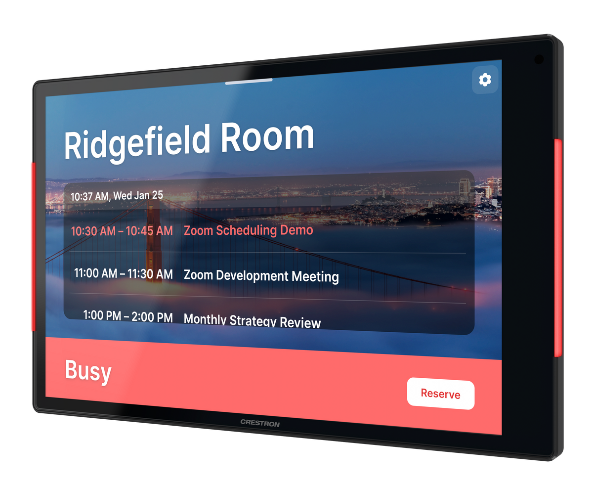 Crestron TSS-1080-B - 10.1 in. Room Scheduling Touch Screen, Black