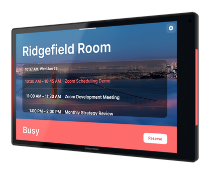 Crestron TSS-1080-B - 10.1 in. Room Scheduling Touch Screen, Black