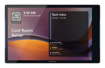 Crestron TSS-1080-B - 10.1 in. Room Scheduling Touch Screen, Black