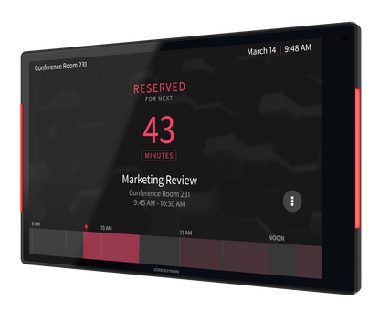Crestron TSS-1080-GV-B - 10.1 in. Room Scheduling Touch Screen, Government Version
