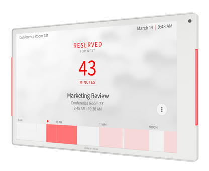 Crestron TSS-1080-W - 10.1 in. Room Scheduling Touch Screen, White