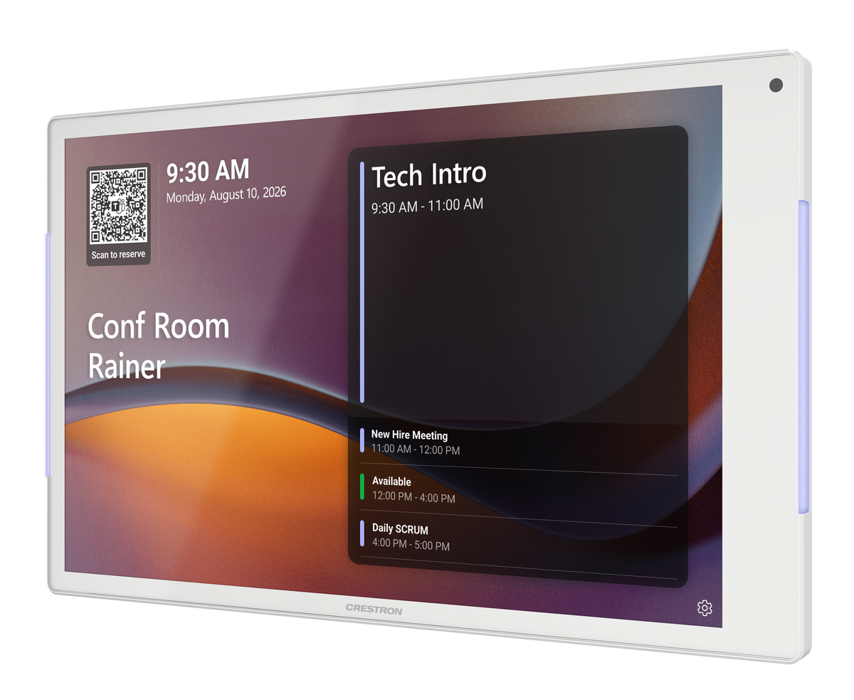 Crestron TSS-1080-W - 10.1 in. Room Scheduling Touch Screen, White