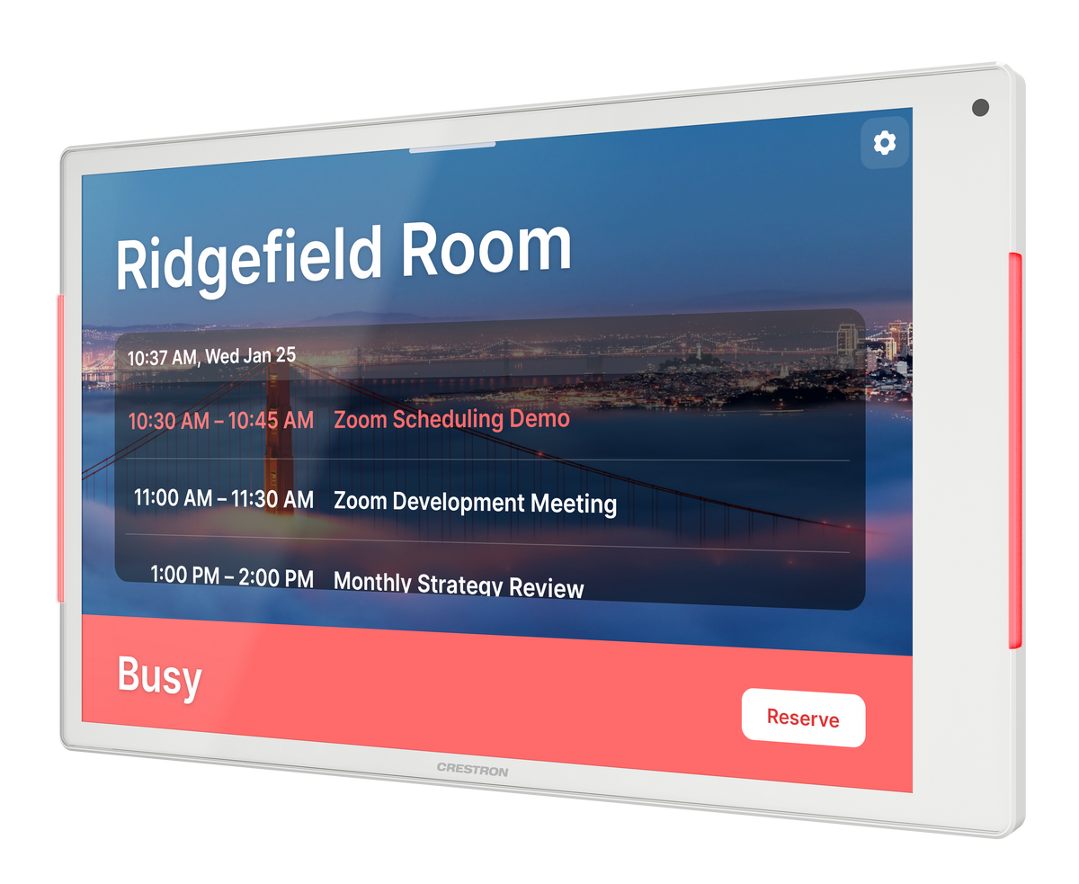Crestron TSS-1080-W - 10.1 in. Room Scheduling Touch Screen, White