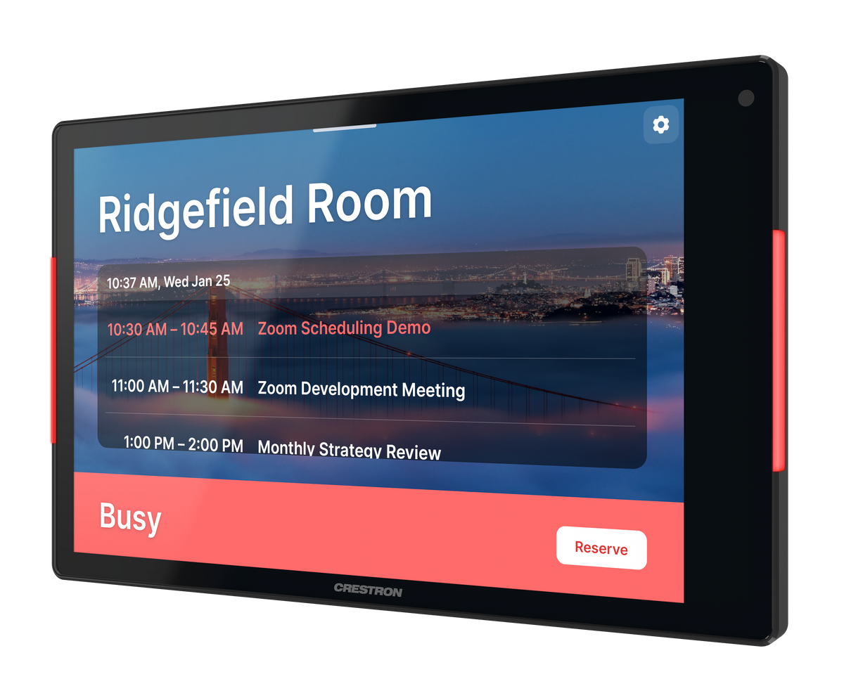Crestron TSS-880-B - 8.1 in. Room Scheduling Touch Screen, Black