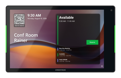 Crestron TSS-880-B - 8.1 in. Room Scheduling Touch Screen, Black