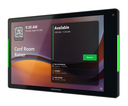 Crestron TSS-880-GV-B - 8.1 in. Room Scheduling Touch Screen, Government Version