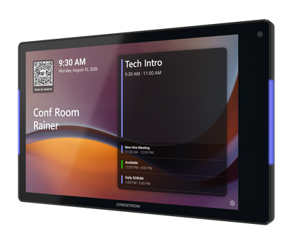Crestron TSS-880-GV-B - 8.1 in. Room Scheduling Touch Screen, Government Version