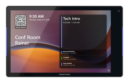 Crestron TSS-880-GV-B - 8.1 in. Room Scheduling Touch Screen, Government Version