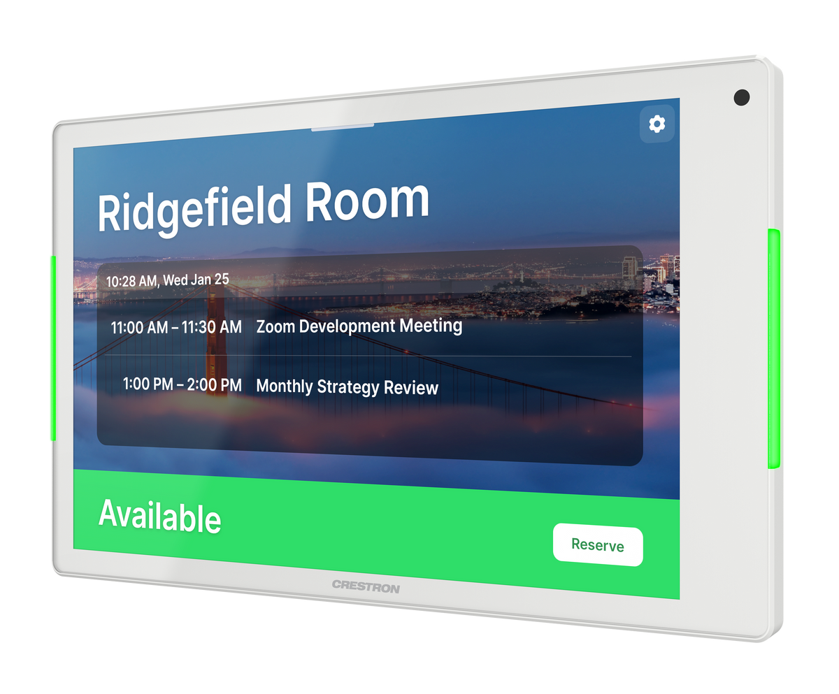 Crestron TSS-880-W - 8.1 in. Room Scheduling Touch Screen, White