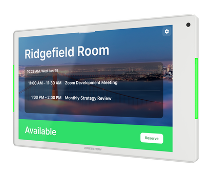 Crestron TSS-880-W - 8.1 in. Room Scheduling Touch Screen, White