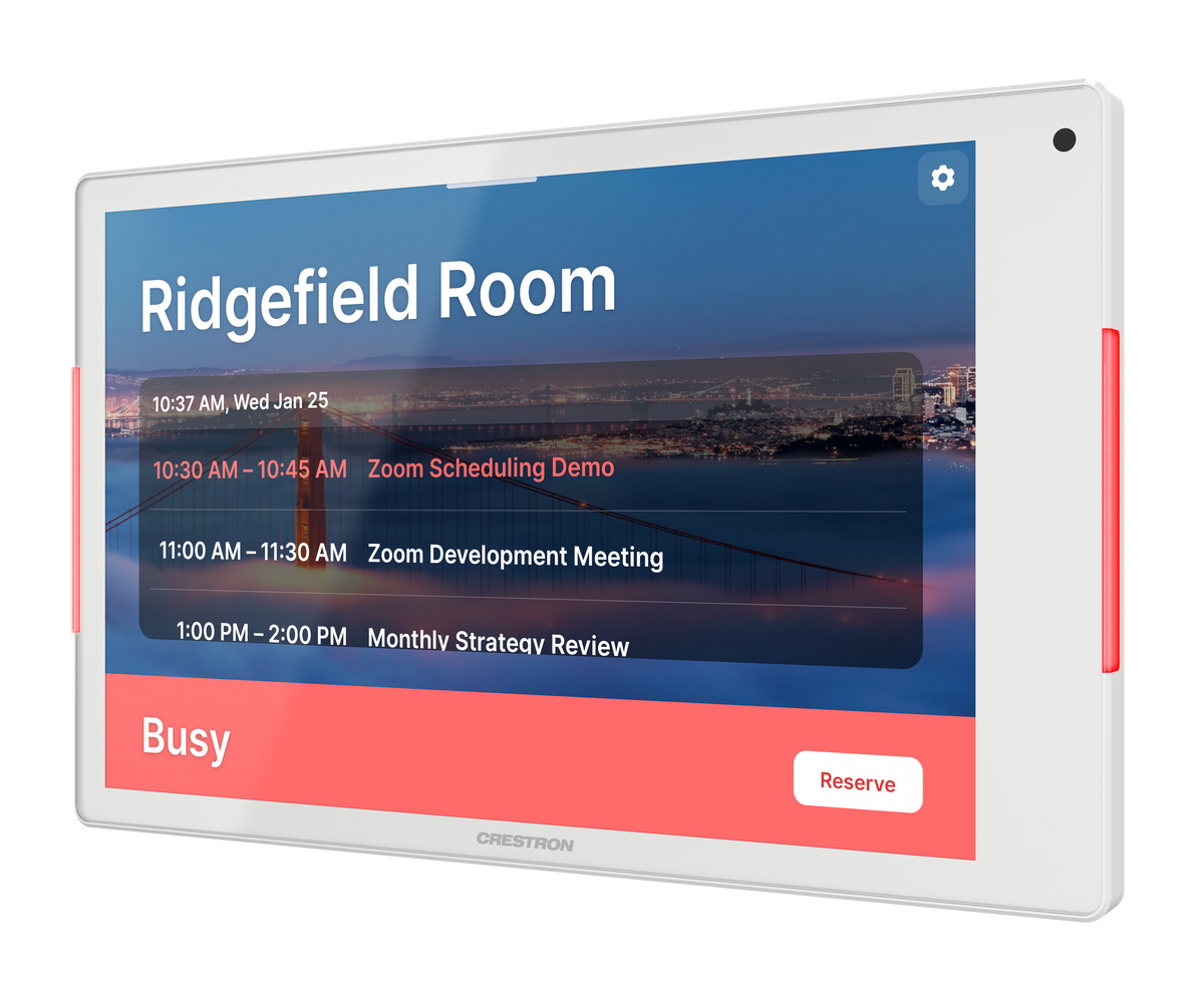 Crestron TSS-880-W - 8.1 in. Room Scheduling Touch Screen, White