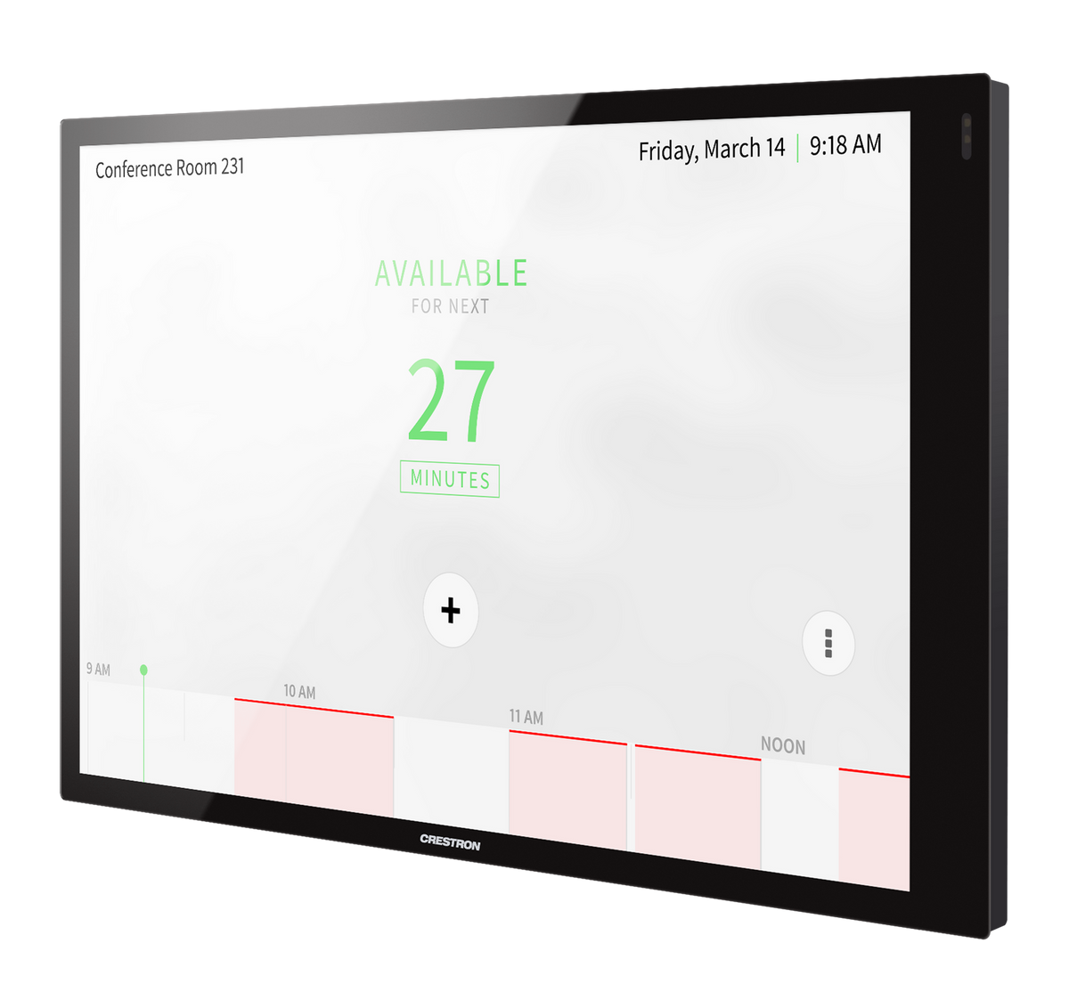 Crestron TSW-1070-B-S - 10.1 in. Wall Mount Touch Screen, Black Smooth
