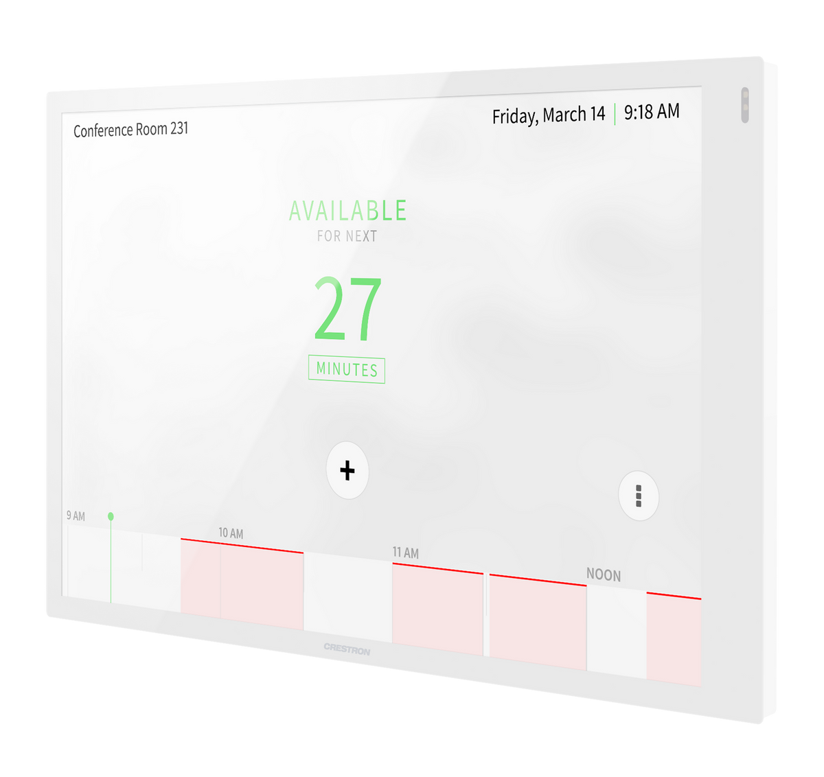 Crestron TSW-1070-W-S - 10.1 in. Wall Mount Touch Screen, White Smooth