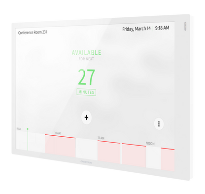 Crestron TSW-1070-W-S - 10.1 in. Wall Mount Touch Screen, White Smooth