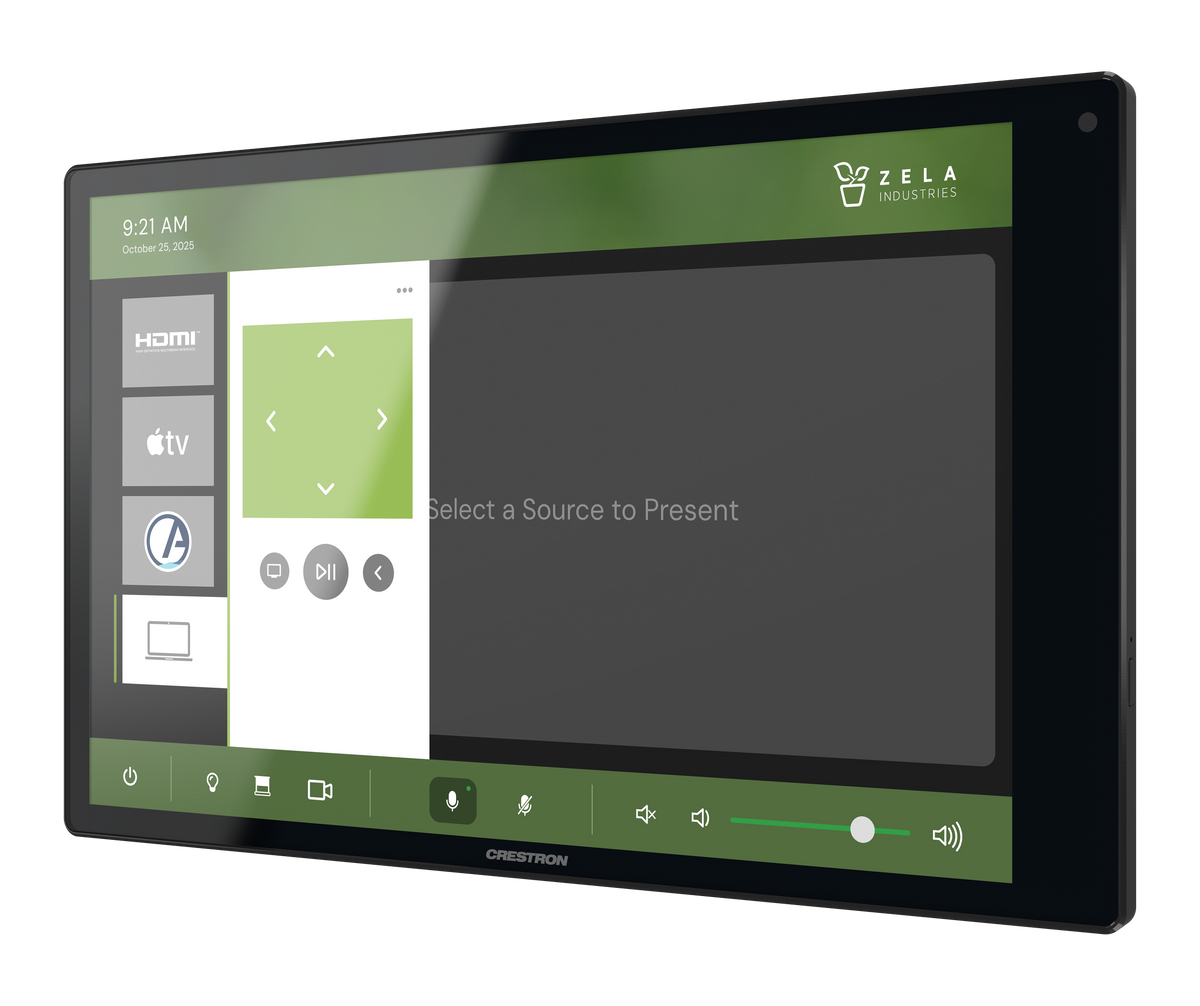 Crestron TSW-1080-B - 10.1 in. Wall Mount Touch Screen, Black
