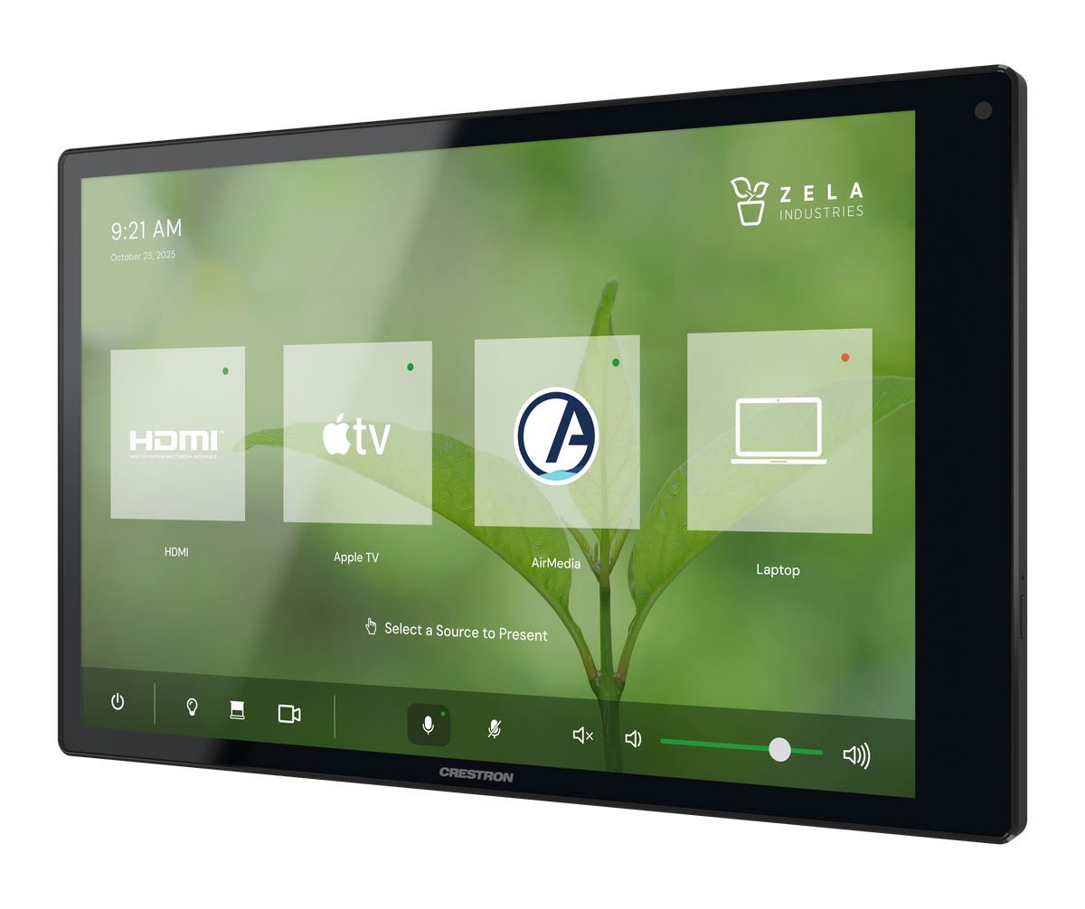 Crestron TSW-1080-B - 10.1 in. Wall Mount Touch Screen, Black