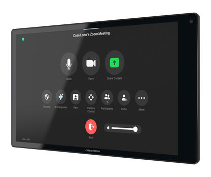 Crestron TSW-1080-UC-B - 10.1 in. Wall Mount Touch Screen, Unified Communication Version
