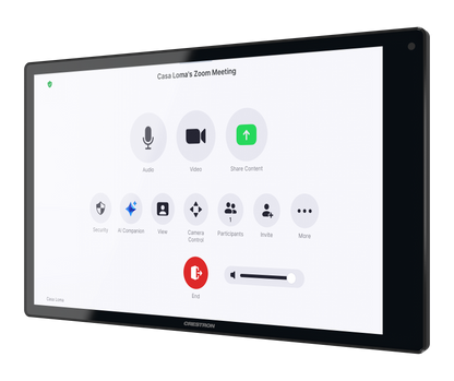 Crestron TSW-1080-UC-B - 10.1 in. Wall Mount Touch Screen, Unified Communication Version