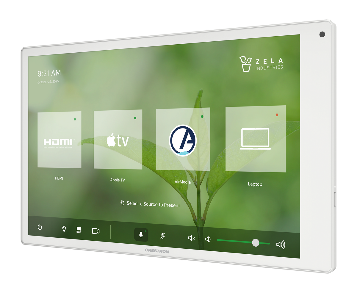 Crestron TSW-1080-W - 10.1 in. Wall Mount Touch Screen, White