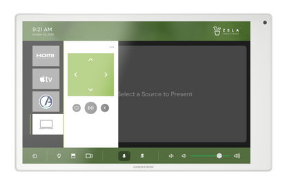Crestron TSW-1080-W - 10.1 in. Wall Mount Touch Screen, White
