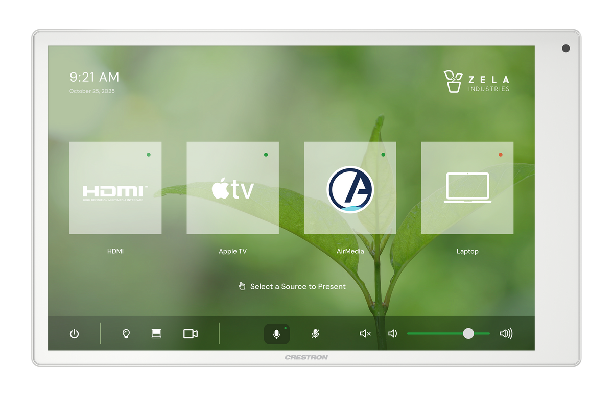 Crestron TSW-1080-W - 10.1 in. Wall Mount Touch Screen, White