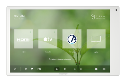 Crestron TSW-1080-W - 10.1 in. Wall Mount Touch Screen, White