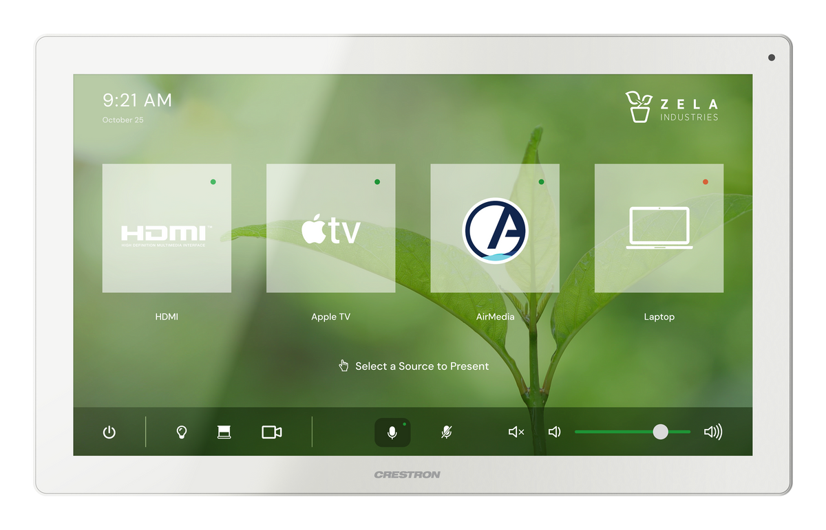 Crestron TSW-1580-W - 15 in. Wall Mount Touch Screen, White