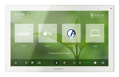Crestron TSW-1580-W - 15 in. Wall Mount Touch Screen, White