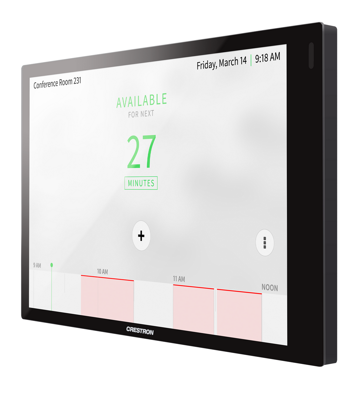 Crestron TSW-770-GV-B-S - 7 in. Wall Mount Touch Screen, Government Version, Black Smooth