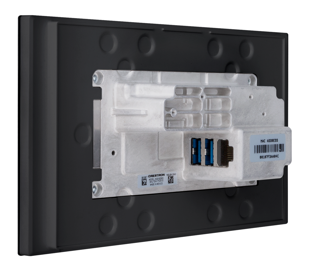 Crestron TSW-770-GV-B-S - 7 in. Wall Mount Touch Screen, Government Version, Black Smooth